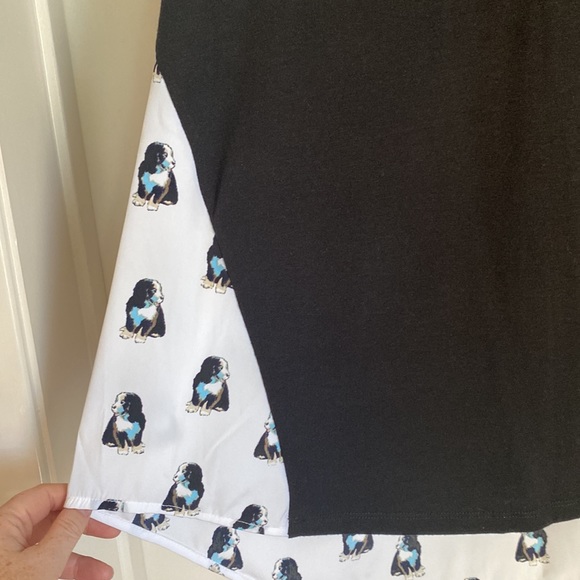 Style & Co XL top with cute puppy pattern. - Picture 2 of 6